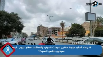 الأرصاد تحذر: هبوط مفاجئ لدرجات الحرارة وتساقط أمطار اليوم.. كيف سيكون طقس السبت؟